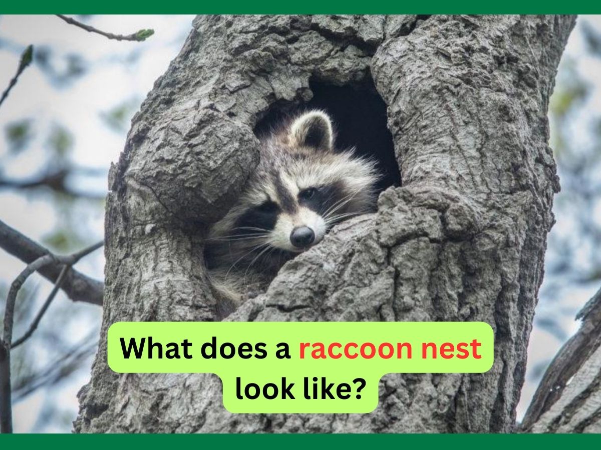 what does a raccoon nest look like?